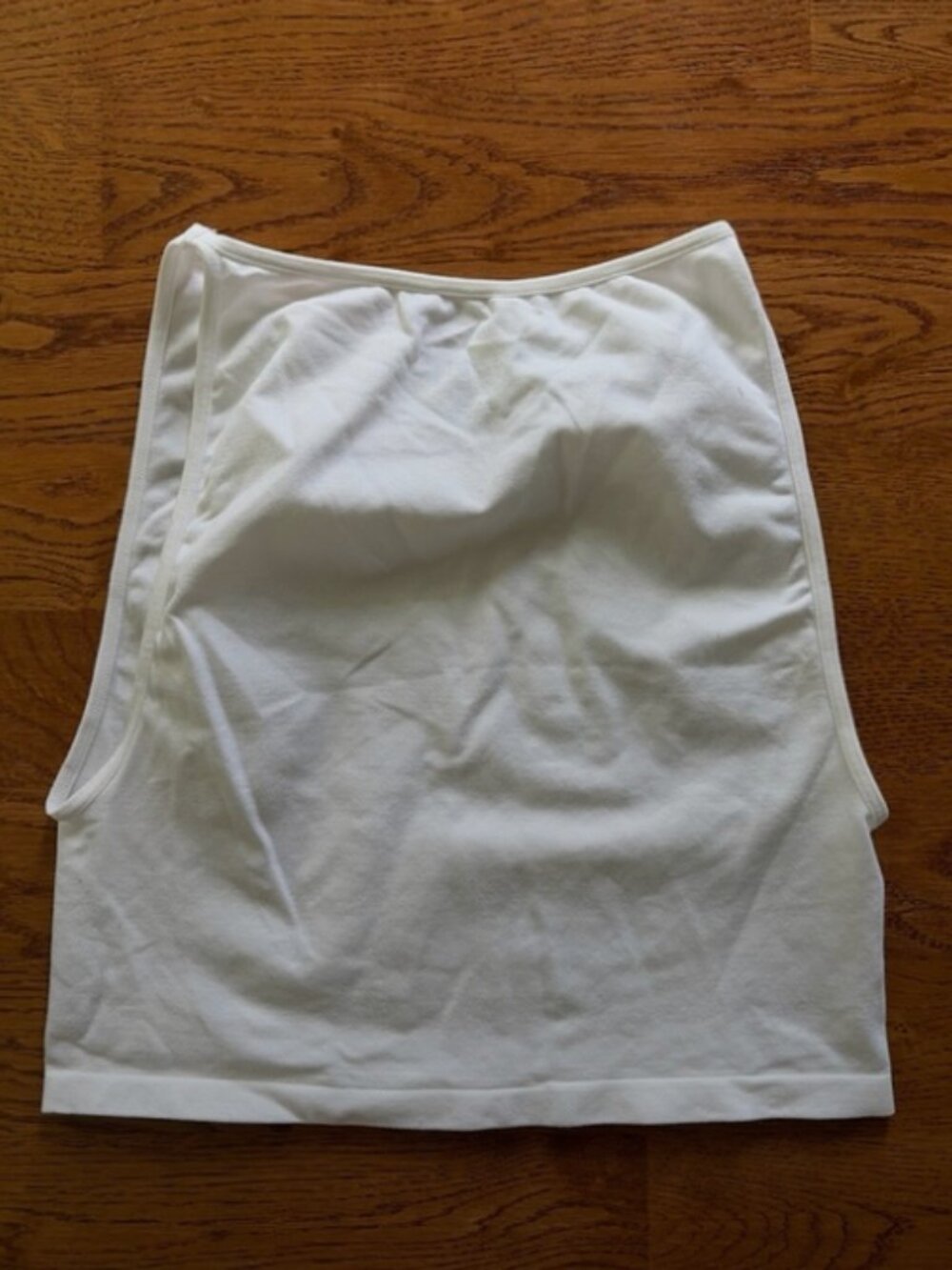 Free People Intimately Brami Tank Top Boatneck Crop Seamless Sleeveless White - Picture 3 of 4